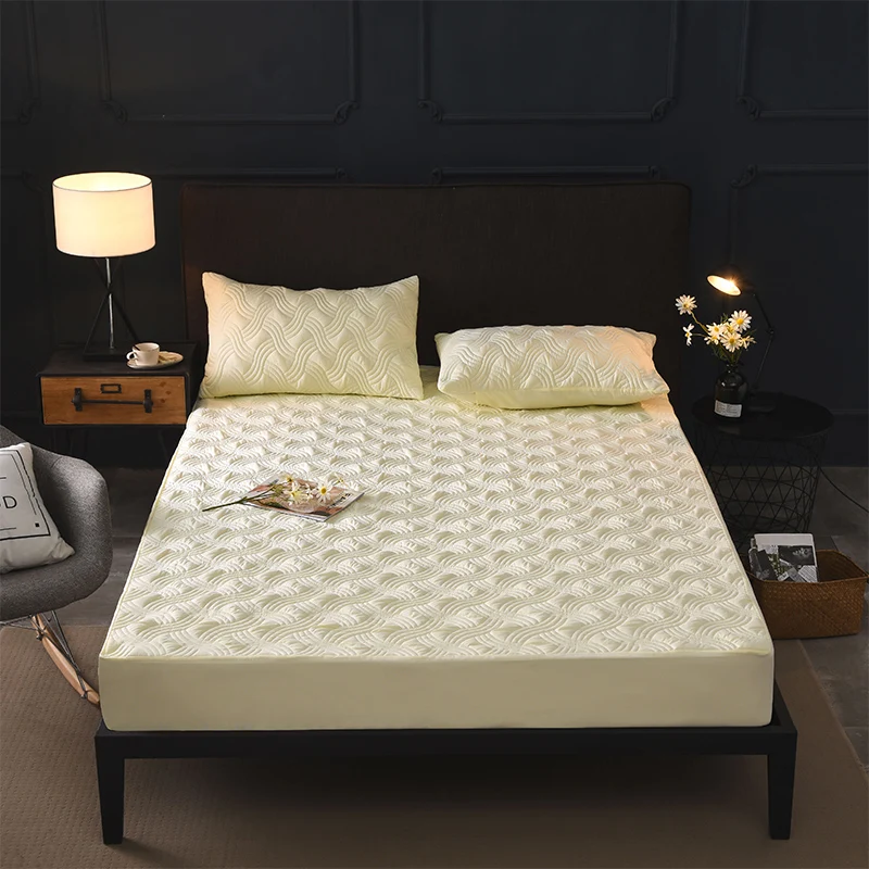 2018 новый продукт стеганый матрас протектор прокладка установленная простыня