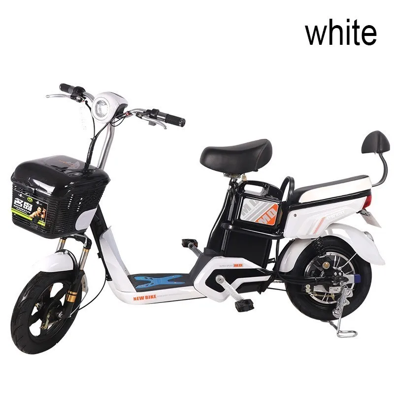 

Standard Electric Vehicle Adult Electric Power Bicycle Step By Step Electric Bicycle Two Round A Storage Battery Car Safety