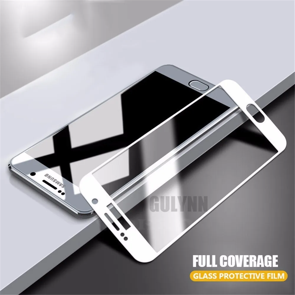 Защитное стекло для Samsung Galaxy J3 J5 J7 J4 J6 A6 A8 2017 2018 Plus|Защитные стёкла и плёнки