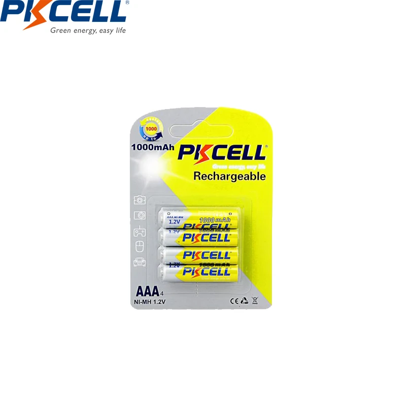 PKCELL4Pcs/Card AA 2200mAh Rechargeable Battery LSD Batteries+4Pcs/card AAA 1.2V 1000mAh Ni-MH | Электроника
