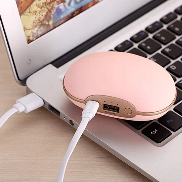 Перезаряжаемый подогреватель рук 4000Ma Mini USB портативный power Bank для смартфона