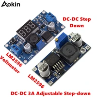 lm2596lm2596s power module led voltmeter dc dc 3a adjustable step down lm2596s adj power supply module with digital display
