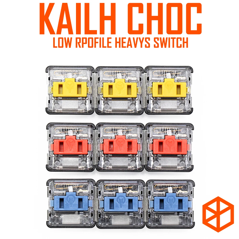 Kailh-low Profile Choc Switch Meia Alta Ultrafinos Rgb Backlit Teclado Mecânico Amarelo Escuro Laranja Queimada Azul Pálido