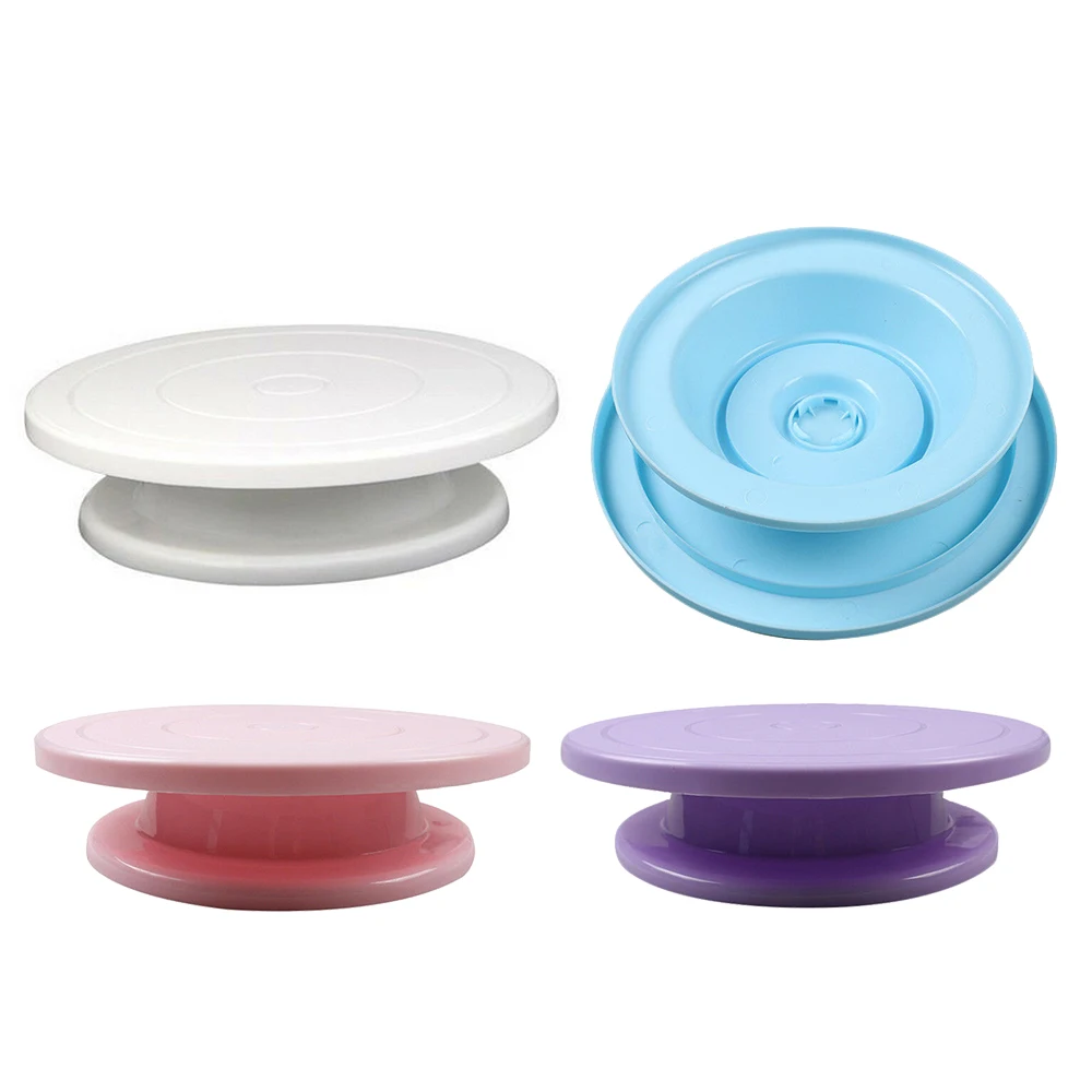 Новый белый/фиолетовый/синий выпечка инструмент Еда Класс Пластик тарелка для