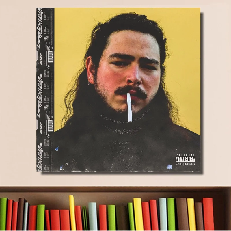 Постер Post Malone Beerbongs & Bentleys альбом музыкальная Обложка постер печать на холсте