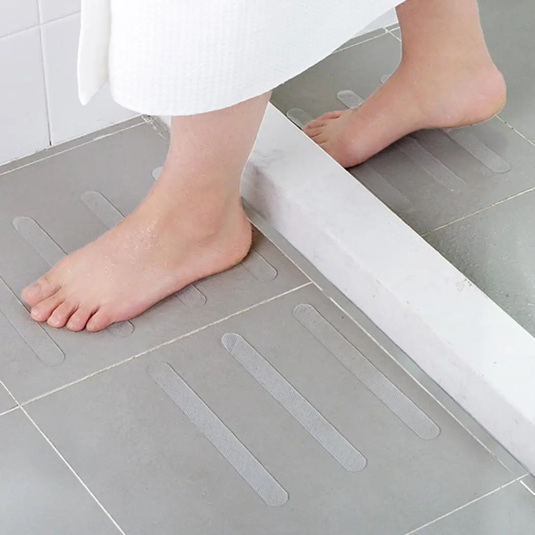5Pcs Self Adhesive Home Bathroom Kitchen Non Pcs/Set Hotel etc Slip Stickers Strips Transparent | Дом и сад