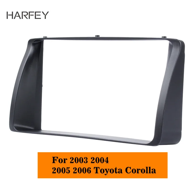 Комплект крепления Harfey для 2003 2004 2006 Toyota Corolla стерео приборной панели аудио рамка CD