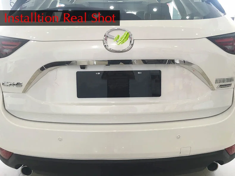 Для Mazda CX 5 CX5 2017 2018 2019 KF автомобиля задняя дверь багажника отделкой коробка
