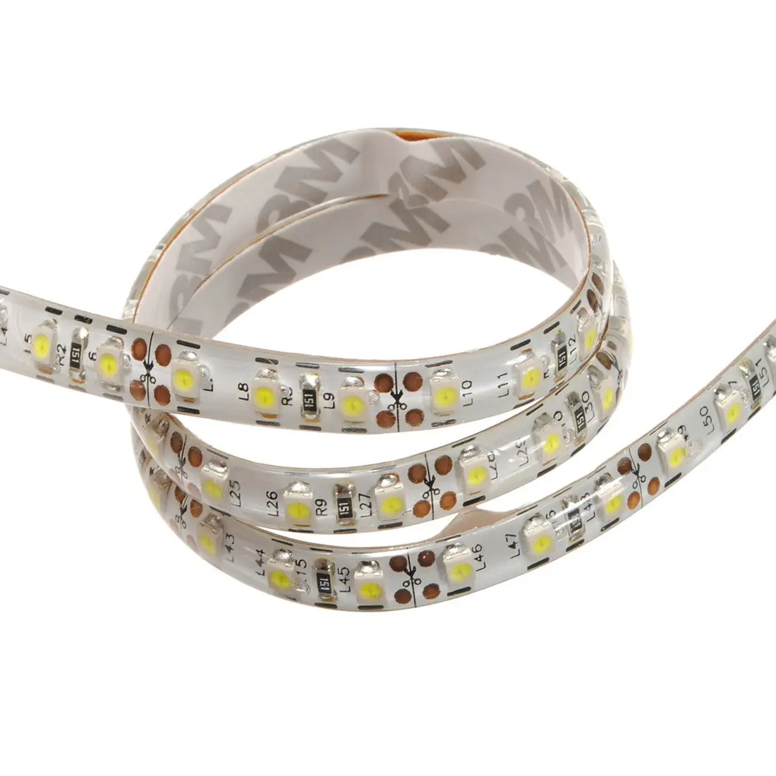 SODIAL(R)5 м 600 SMD 3528 белая водонепроницаемая светодиодная лента светильник крутой