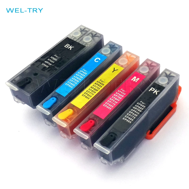 T2690 T2691 T2692 T2693 T2694 многоразовый картридж для принтера EPSON XP-702 XP702 XP802 пустой с