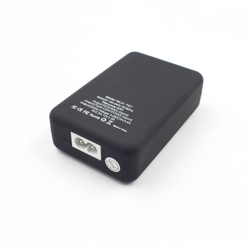 USB Type C быстрое зарядное устройство с 5 портами 50 Вт QC3.0 интеллектуальная