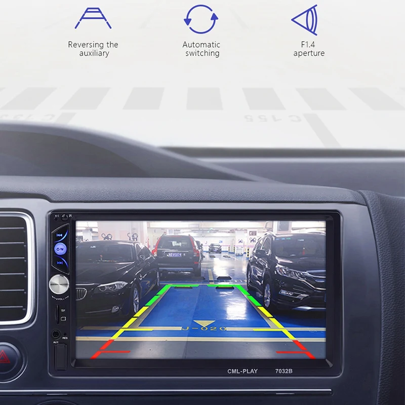 2Din Автомобиль Радио 7 дюймов Пресс Mirrorlink Авто Аудио плеер для автомобиля сабвуфер
