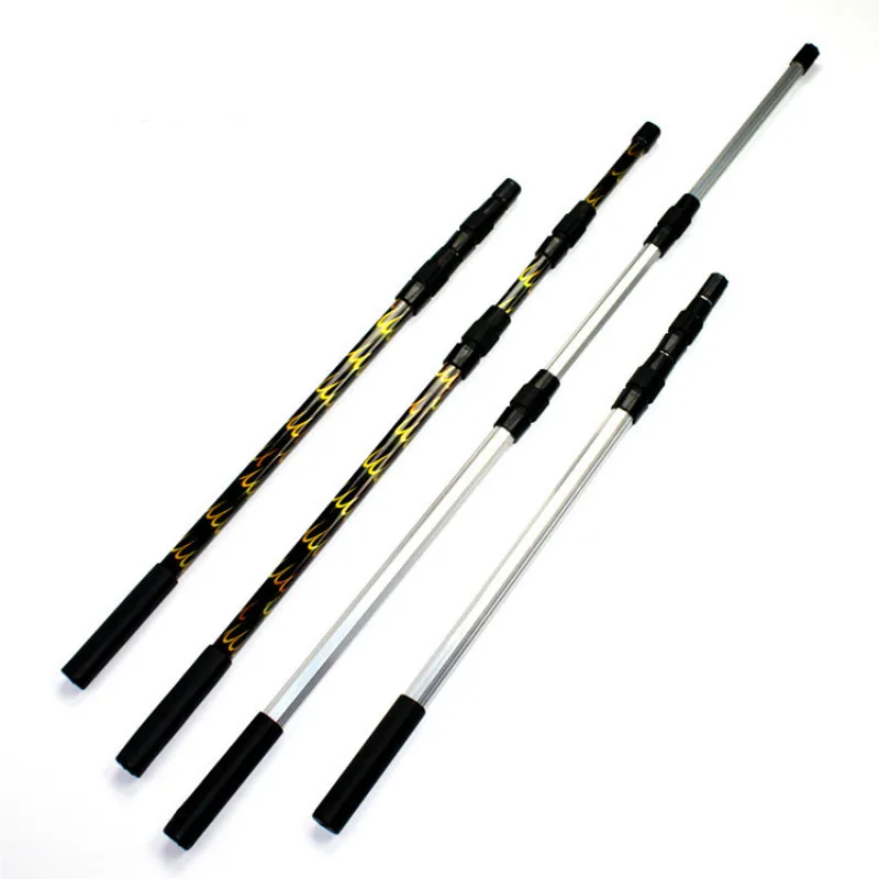 Aluminum/iron Alloy 4 Sizes Retractable Fishing Net Long Handle Telescopic Fish Catching Landing Nets Gear For Fly | Спорт и