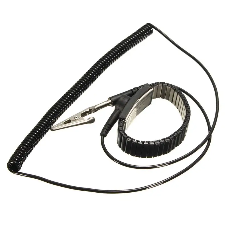 Новый Регулируемый Антистатический браслет электростатический ESD Discharge кабель