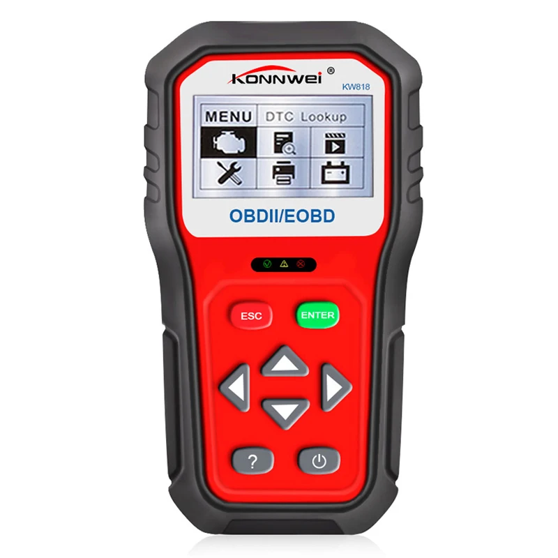 2019 лучший OBD2 сканер считыватель кодов диагностика KW818 русский испанский