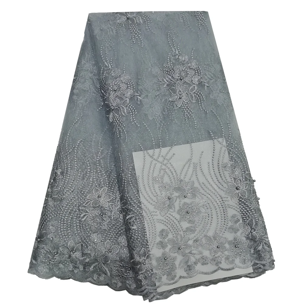 2019 Последние Французский нигерийские кружевные ткани Высокое качество розовый