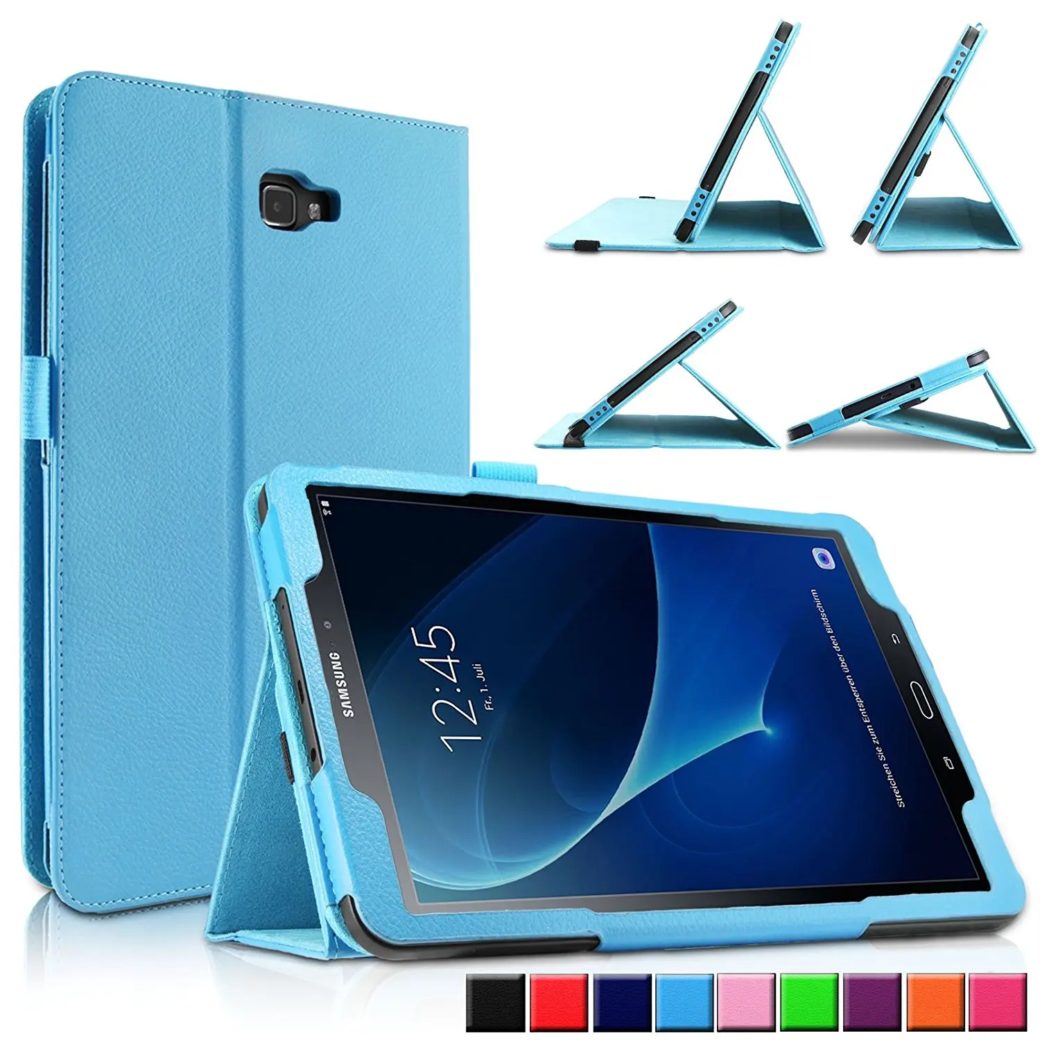 Чехол книжка из искусственной кожи для Samsung Galaxy Tab A6 10 1 дюйма (2016) T580 T585 умный чехол