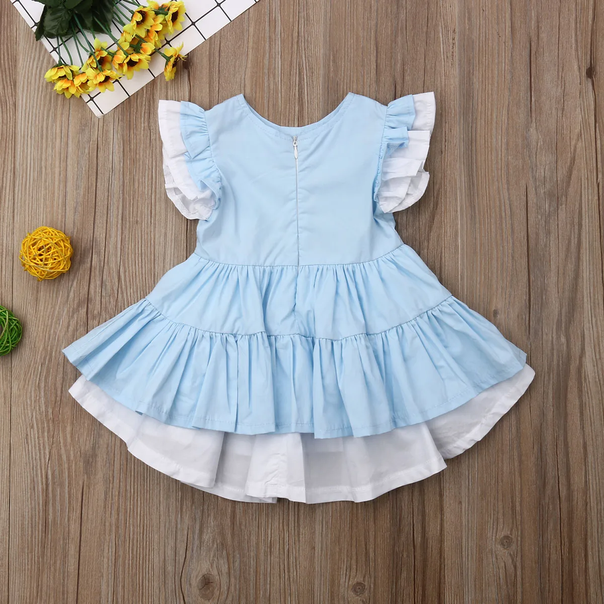 1-6Years Kid Baby Girl Princess Party Pageant Tutu Summer Dress Sundress | Детская одежда и обувь