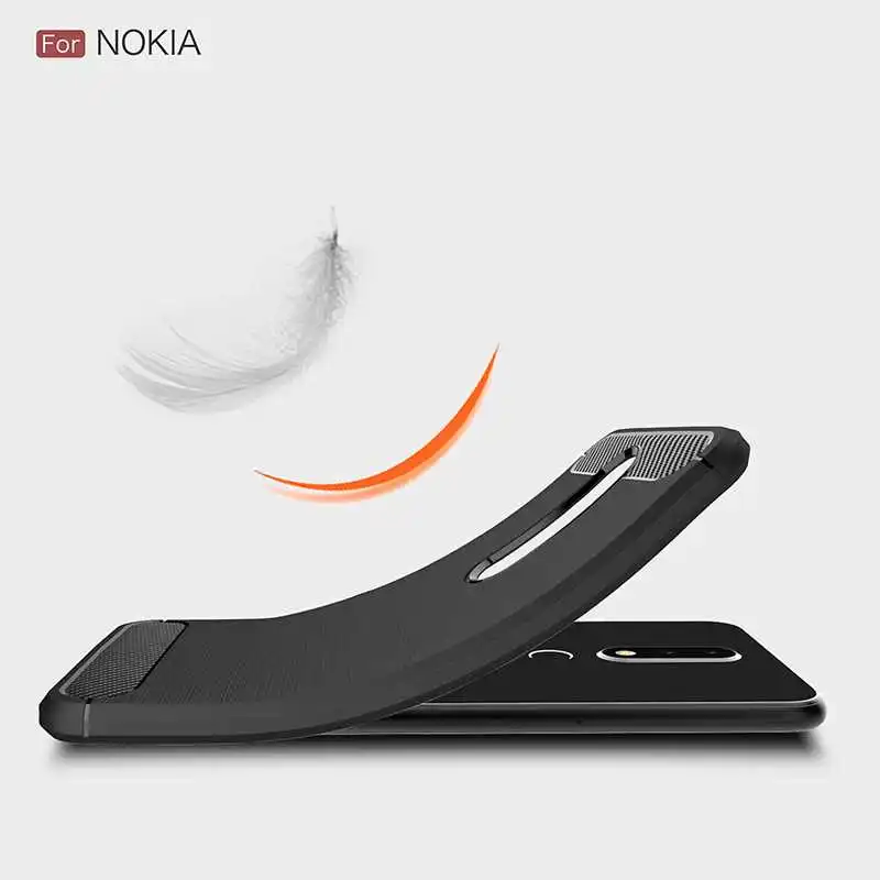 Модный Ударопрочный Мягкий силиконовый чехол Mokoemi 5 дюйма для Nokia 6 1 мобильного