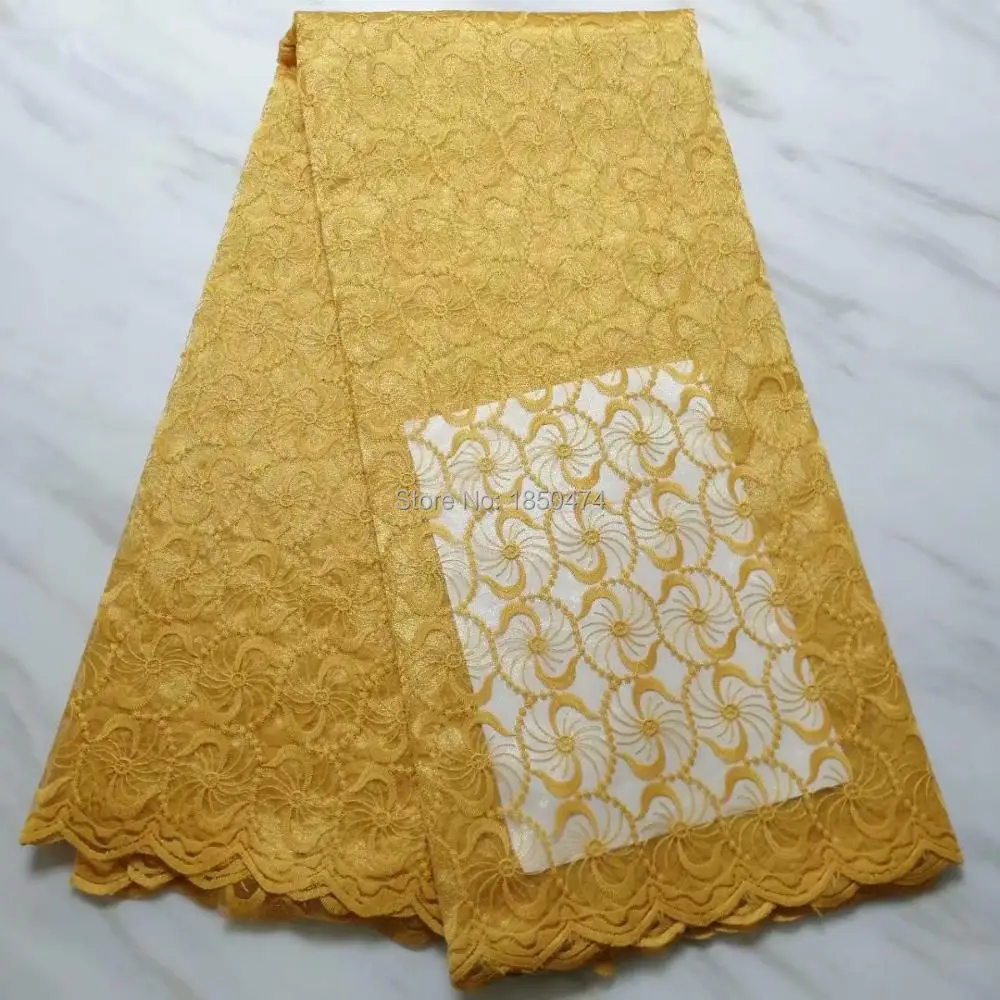 

2019 French Embroidered Mesh Lace Fabric White Color Soft African Lace Fabric High Quality Guipure Lace For Nigeria Lace Wedding