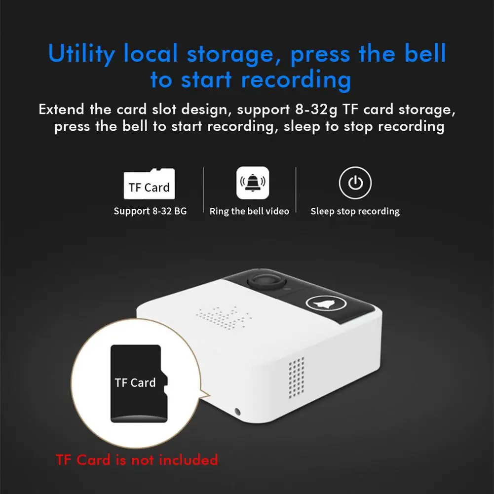 BEESCLOVER шестигранный ключ IP видеодомофон Wi-Fi видео дверной звонок камера квартиры
