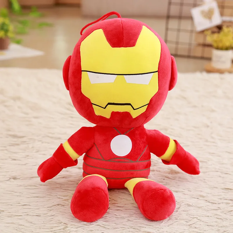 Большой супергерой Marvel Капитан Америка Железный человек Человек паук плюшевая