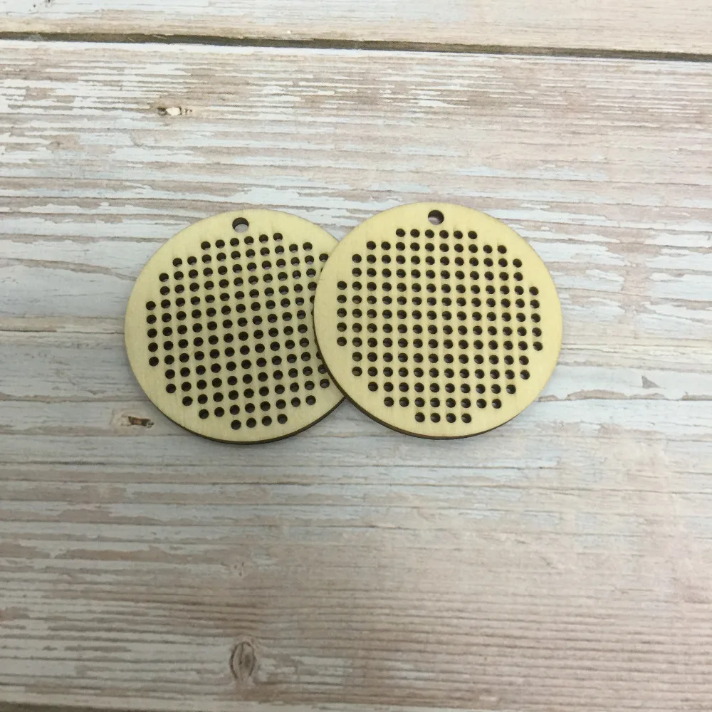 

wooden cross stitch blank 2inch circle