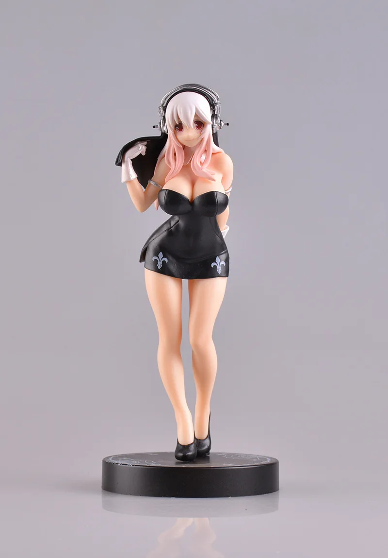 Аниме Super Sonico сексуальное платье с глубоким вырезом для девочек версия модели