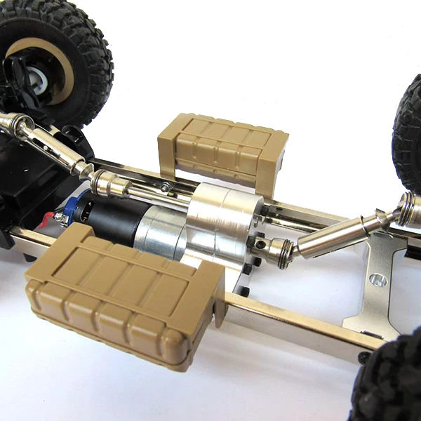 Полностью металлический чехол с мотором для WPL JJRC Q60 Q61 4WD 6WD RC модель грузового
