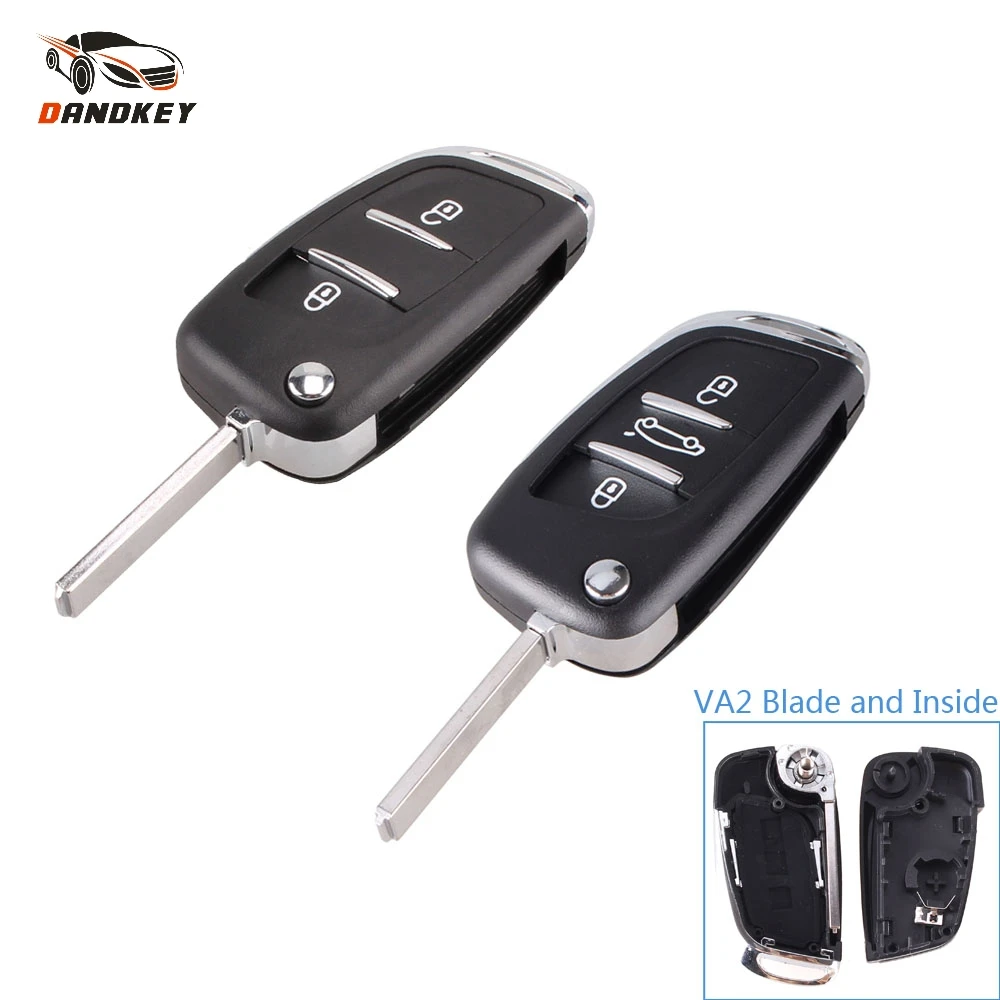 Флип чехол для автомобильного ключа Citroen C2/C3/C4/C5/C6/C8/CE0536 2/3|Ключ от авто| |