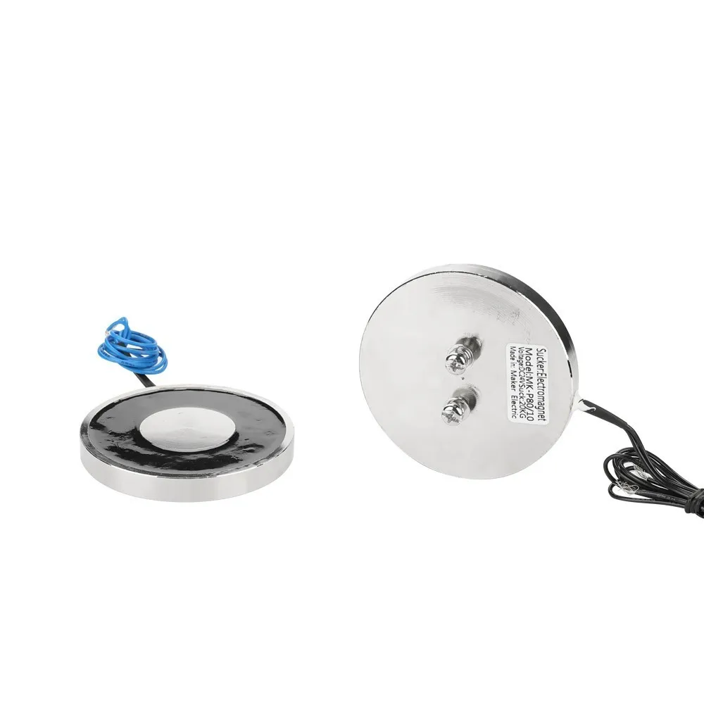 80/10 удерживающий Электрический Magmet 30 кг DC 12V 24V подъемный соленоидный присоска