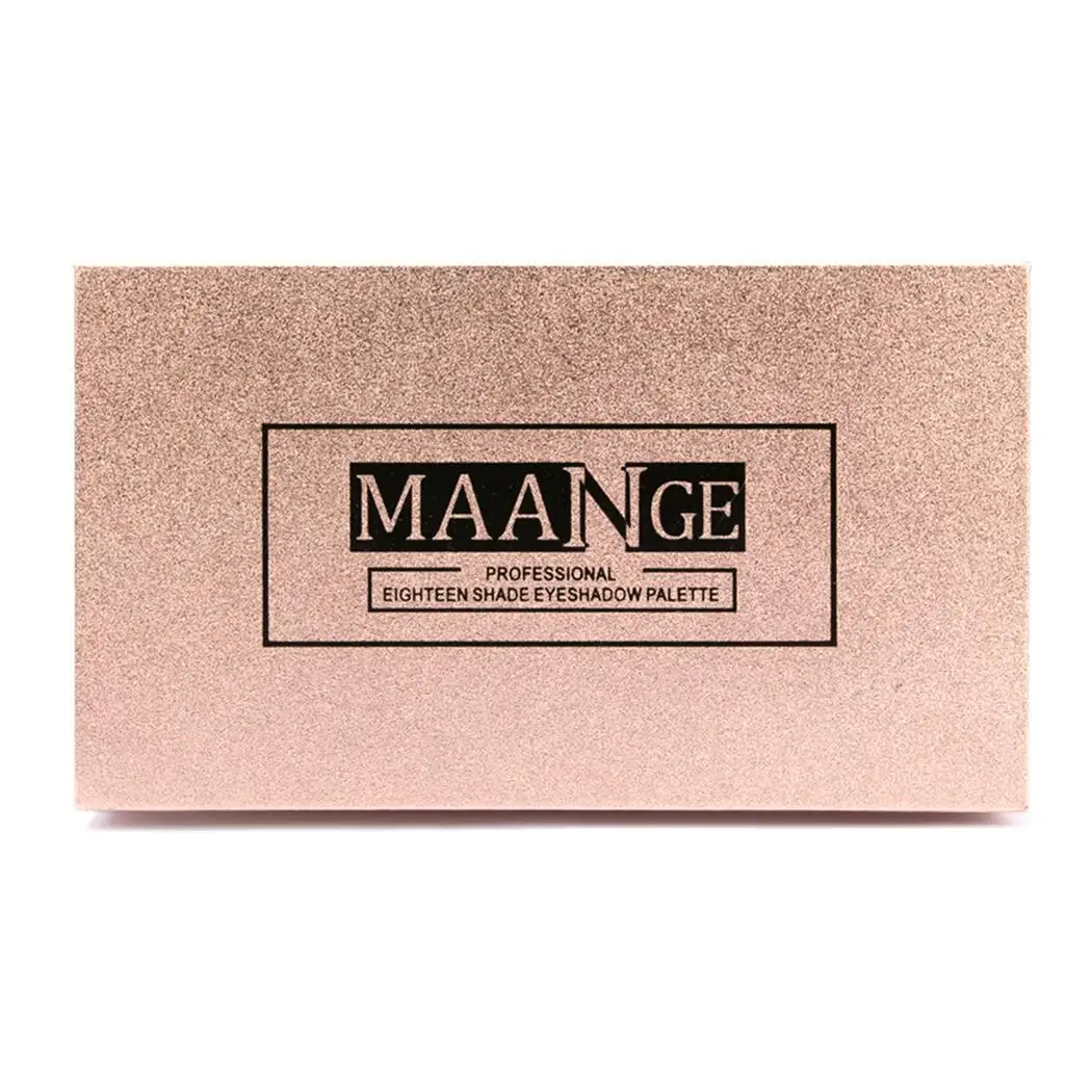 Матовые тени для век набор макияжа Мода 18 цветов матовое стекло с перламутровым