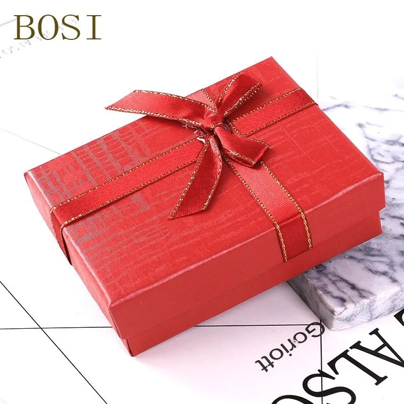 Кольцо для серег Box Engage Ment серое ожерелье с бантом квадратный органайзер