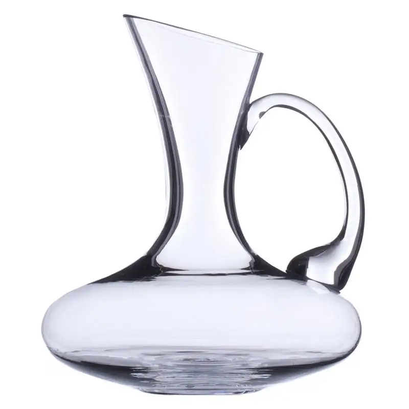 Плоская база красного вина Графин ручной работы кристалл Pourer Премиум воды Carafe