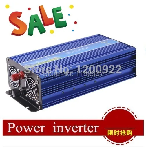 Чистая синусоида Инвертор 1500 Вт Пиковая мощность 3000 DC12V/24 В к AC110V/220 В/230 50 Гц/60 Гц |