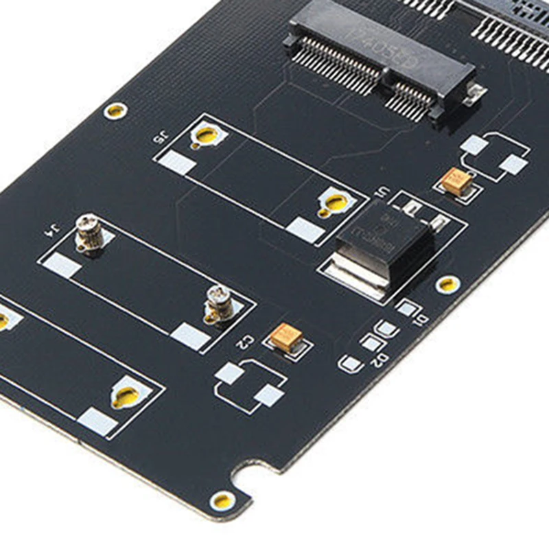 Mini Pcie mSATA SSD на 2 5 дюйма SATA3 адаптер чехол толщиной 7 мм черный | Компьютеры и офис