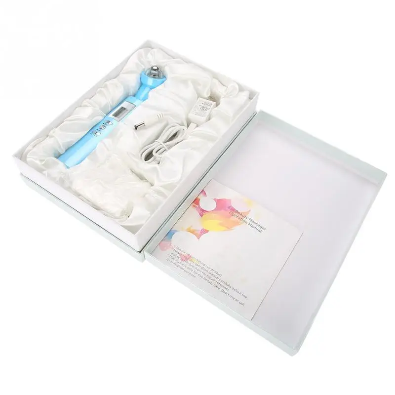 Электрический массаж глаз 360 прокатки анти темный круг удаления морщин ролик для