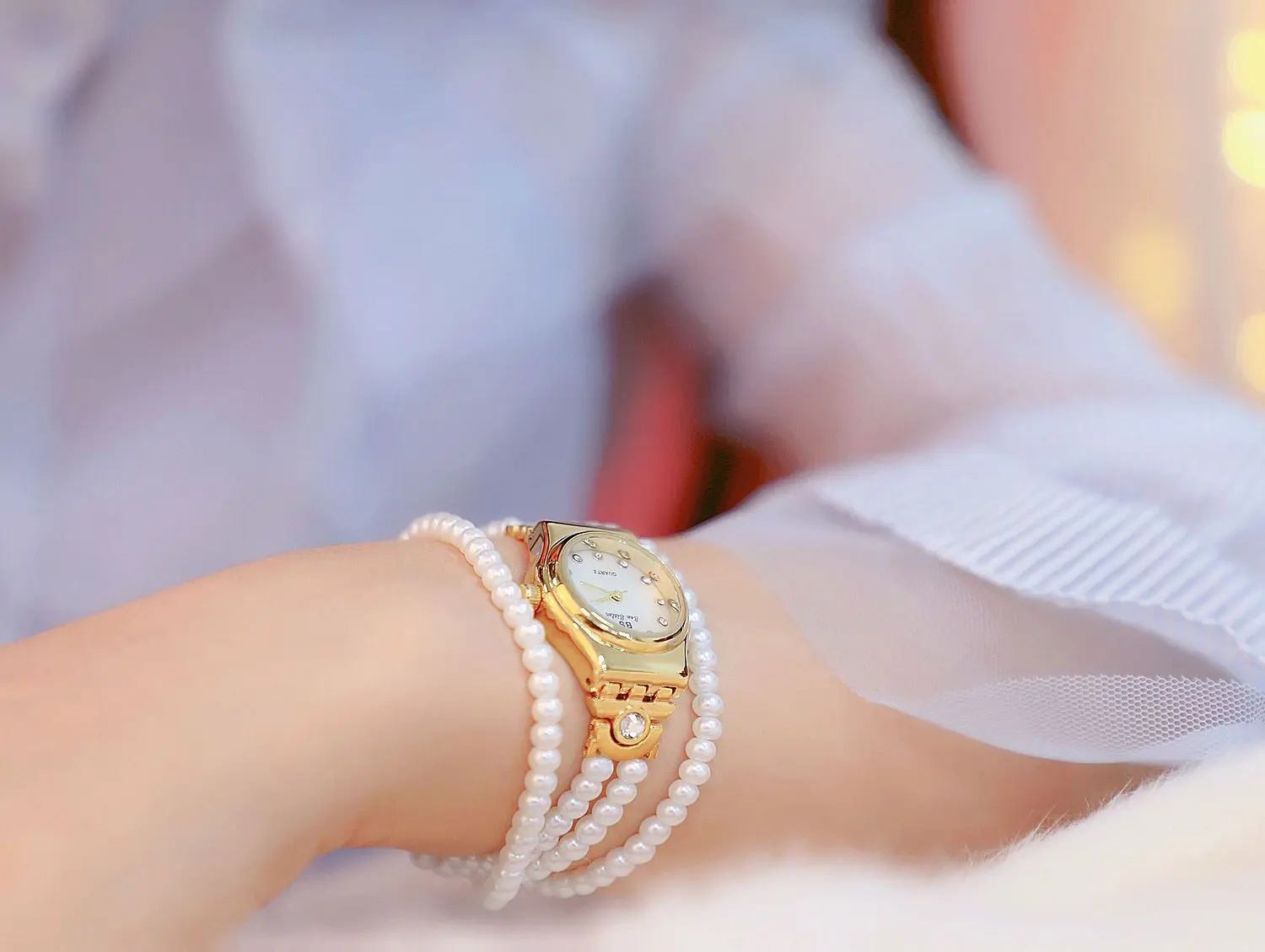 BS pearl серия Новые горячие продажи часы завод прямой внешней торговли высокого