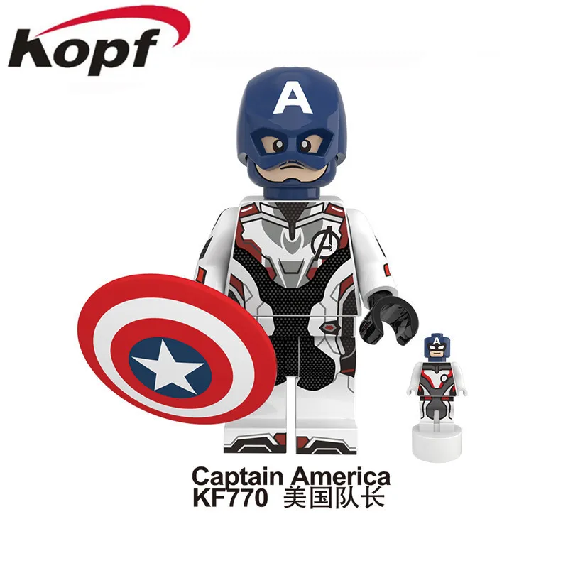 KF7076 10 шт./компл. мой герой конец игры космический костюм Железный Человек