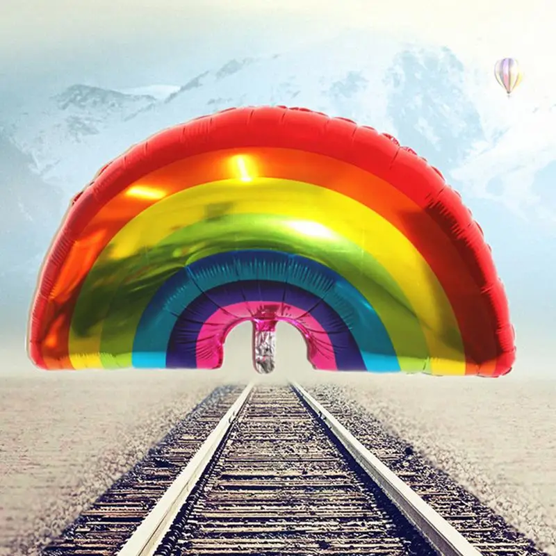 Радужные воздушные шары с алюминиевым покрытием Свадебные Воздушные вечерние