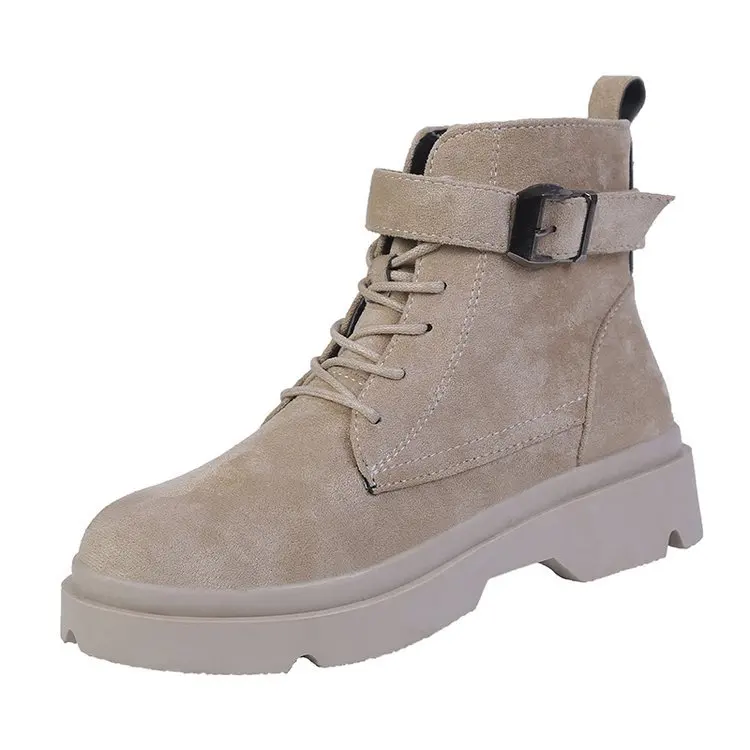 Новые модные женские ботинки в английском стиле с тонким ремешком сезон