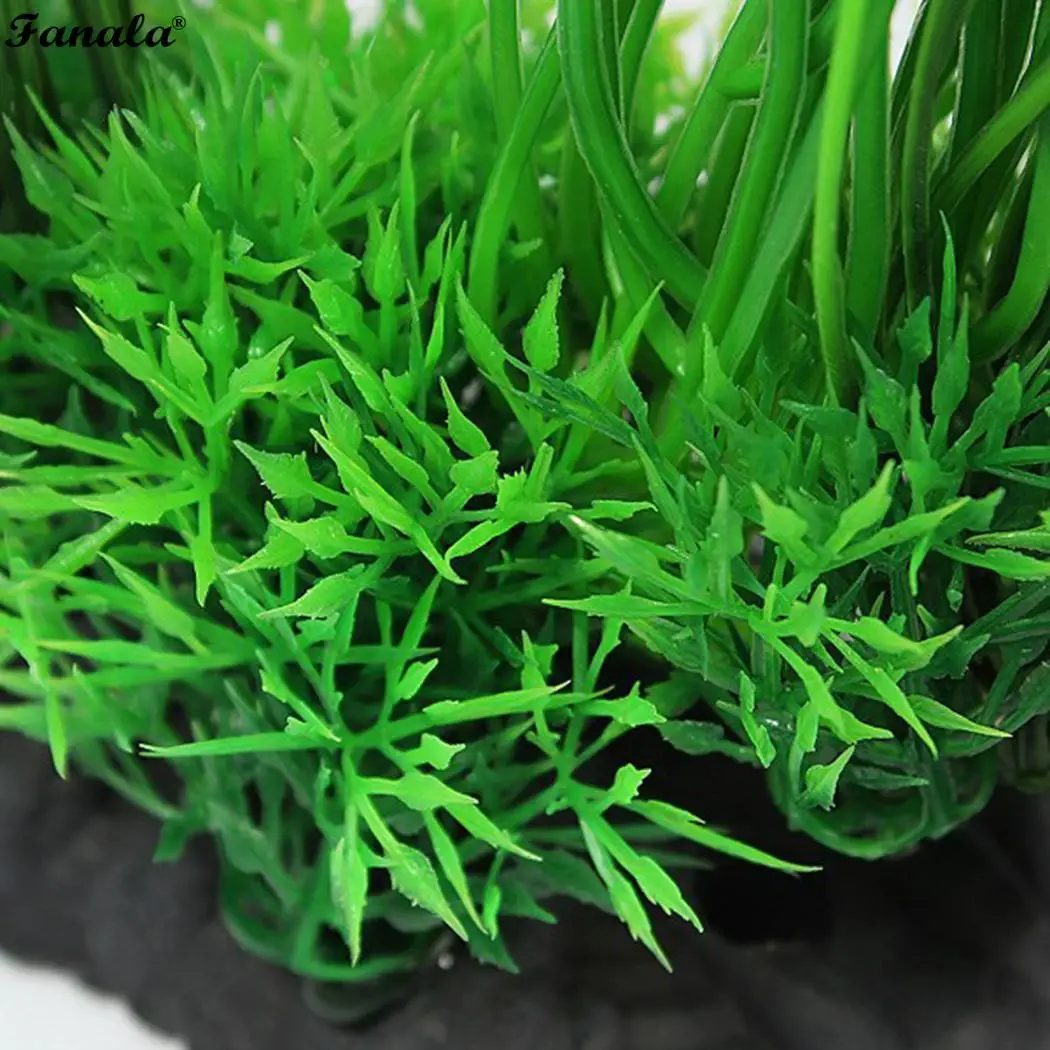 Новый Ландшафтный аквариум имитации растений современный как показано на