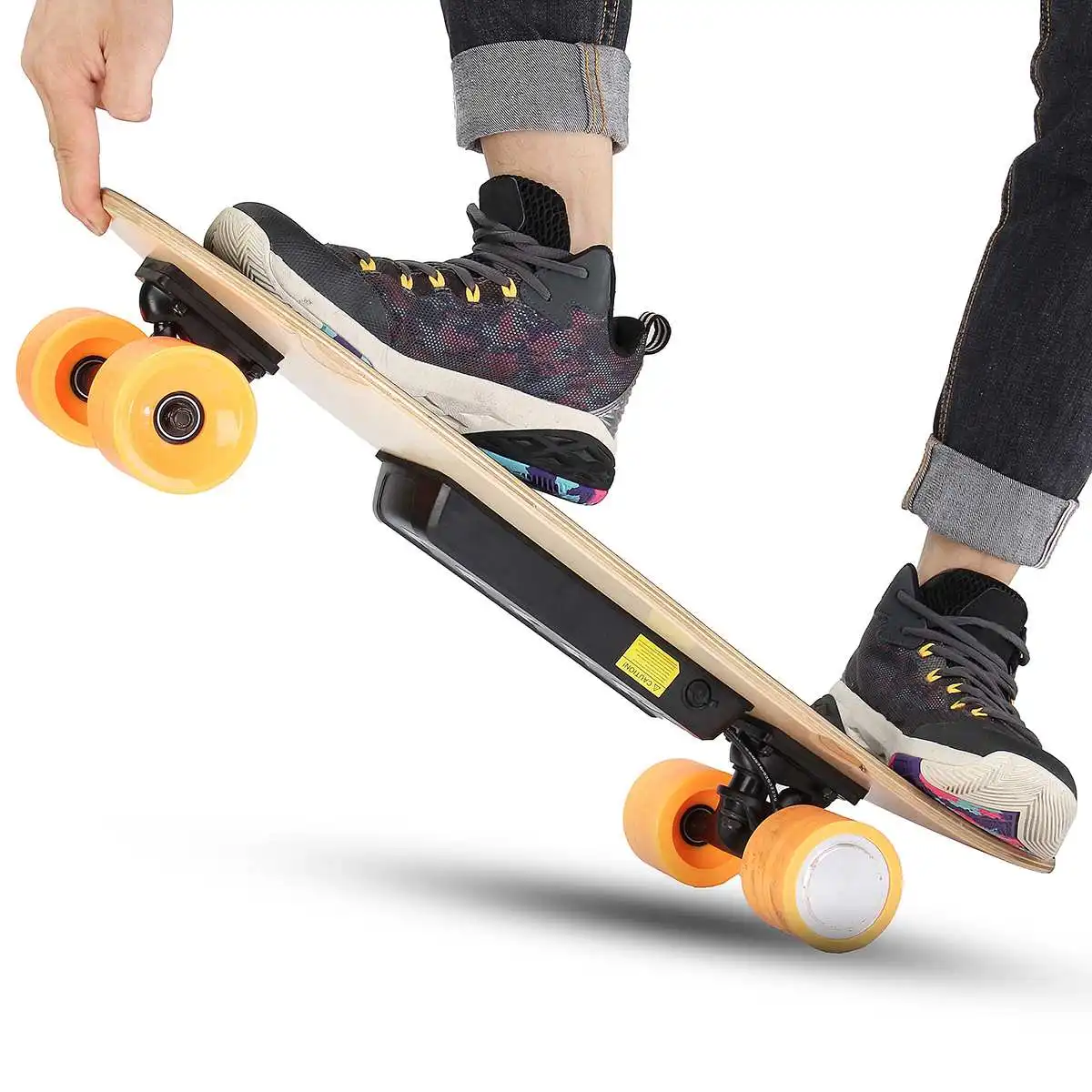 Electric Skateboard Four-wheel Longboard Skate Board Maple Deck Wireless Remote Controll Wheels For Adult Children | Спорт и