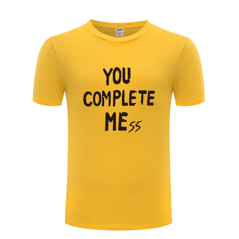You Complete Mess - 5 Seconds of Summer 5SOS Mens Men T Shirt Tshirt 2018 New Short Sleeve O Neck Cotton Casual T-shirt Top Tee | Мужская
