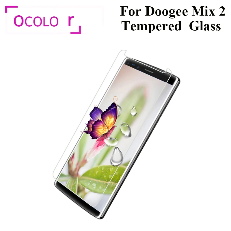 Ocolor Для Doogee Mix 2 закаленное Стекло взрывозащищенный 2.5D с уровнем твердости 9 H