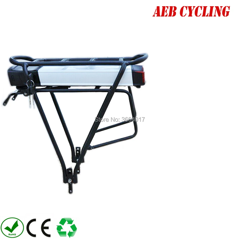 

EU US free tax 250W 350W 500W 750W 1000W e-cargo bike battery pack 36V 48V 52V RB3 rear rack battery Li-ion battery pack