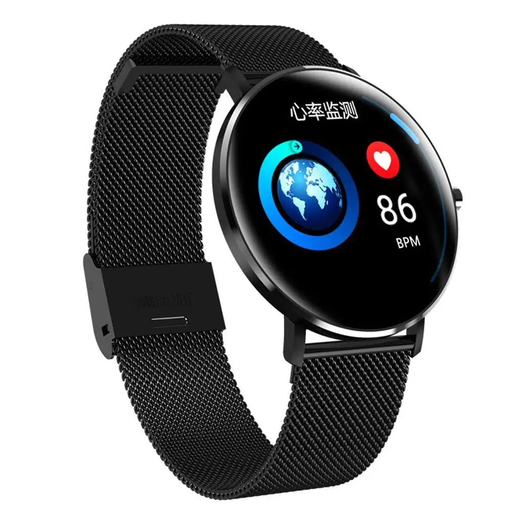 Смарт часы Водонепроницаемый металлический Bluetooth браслет сердце IP68 скорость 250