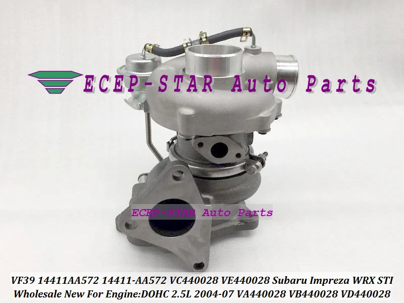 Турбо VF39 14411AA572 14411 AA572 VA440028 VB440028 VC440028 VD440028 для Subaru Impreza WRX STI EJ25 DOHC 2.5L 04