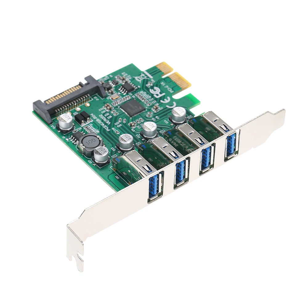 Плата расширения PCI E к USB 480 адаптер с кронштейном быстрая скорость передачи