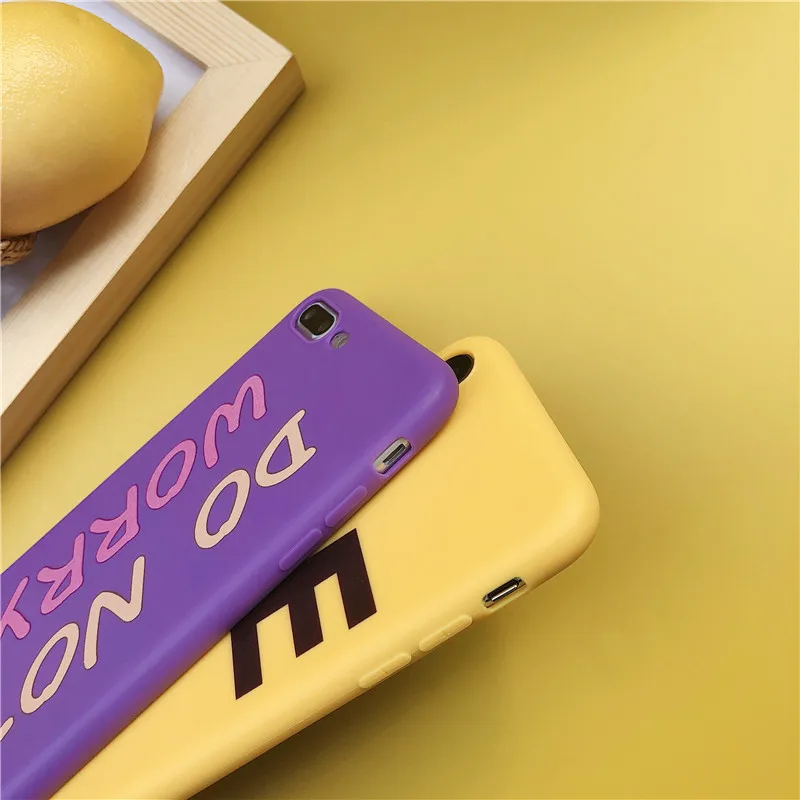 Роскошный чехол для мобильного телефона iphoneX XS max простая одежда с надписями в